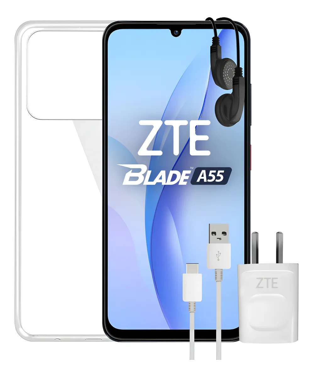 En este momento estás viendo ZTE Blade A55 128GB 4GB RAM: Análisis Completo y Opinión en 2025