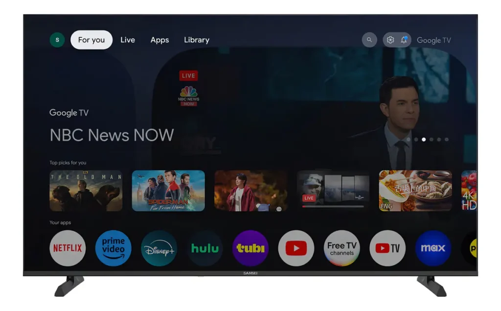 Review: Sansei TDS2550UIGH 50” 4K Google TV – Mucho Smart TV por un precio contenido